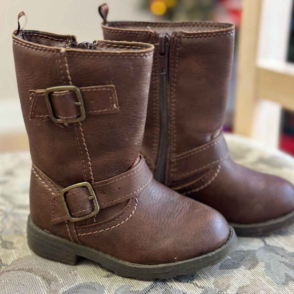 Toddler Girl’s Brown Boots